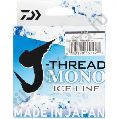 Леска Daiwa J-Thread Mono Ice Line 50м, 0.10мм