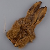 Маска зайца Orvis Hares Mask With Ears Golden Dyed 15510064