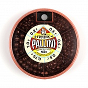 Набор свинцовых грузов Pallini 100гр: 0.2, 0.3, 0.4, 0.5, 0.75, 1.0 