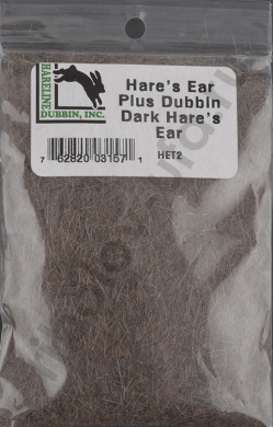 Даббинг Hareline Hares Ear Plus Dubbing Dark Hare's Ear