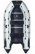 Лодка Ривьера Компакт 3400 СК комби светло-серый/черный