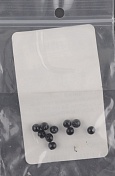 Вольфрамовые головки Fly-Fishing с вырезом 3.8mm (10шт) Black Painting 