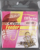 Одинарные крючки Cobra Feeder Classic сер.1161 разм.006