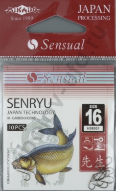 Крючки Mikado - Sensual - Senryu № 16 BN (с ушком)