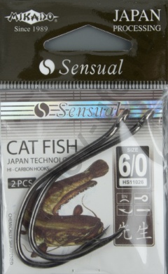 Крючки Mikado - Sensual - Cat Fish (с ушком) № R 6/0 BN