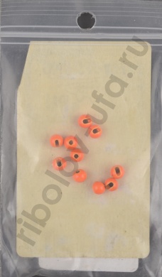 Вольфрамовые головки Fly-Fishing с вырезом 3.8mm (10шт) Fl.Orange