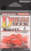 Офсетные крючки Decoy Dream Hook Worm15 №4