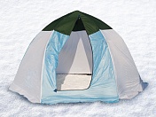 Палатка зимняя 3-местная алюм.звезда Стэк (д.2600, в1600)