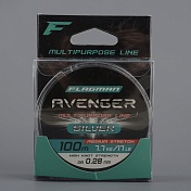 Леска Flagman Avenger Silver Line 100м, 0.28мм, 7.7кг
