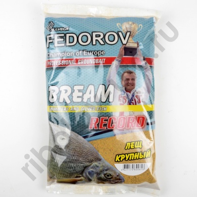 Прикормка Allvega Fedorov Record 1кг (лещ крупный)