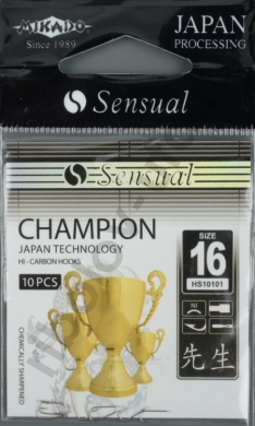 Крючки Mikado - Sensual - Champion №16 Nickel (фас.=10уп.)