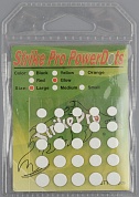 Свинцовые наклейки д/вобл.fluo Strike Pro Large (L 0,11-0,22гр) (25 шт/уп) 