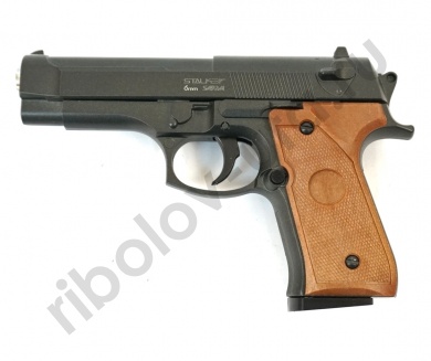 Пистолет пневм. Stalker SA92M Spring, кал 6мм, металл (Beretta 92)