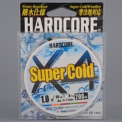 Шнур плетёный Duel PE Hardcore Super Cold X4 200м 5Color # 1,0 8,4кг 0.17мм