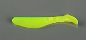 Силиконовая приманка Manns Flipper-90 лимонный с ярко-зелен спиной(20 шт/уп)90-103