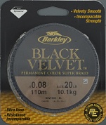 Шнур плетёный Berkley Black Velvet 110m 0.08 