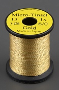 Люрекс овальн. микро UNI Micro-Tinsel 12yds. Gold