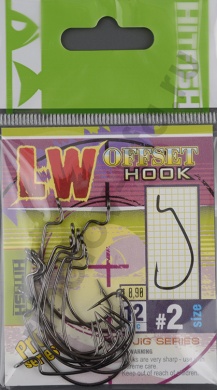 Офсетные крючки Hitfish LW offset hook 2