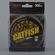Леска Caiman Catfish темно-коричневая 300м 0,60мм