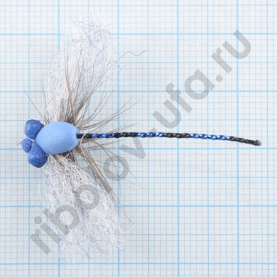 Мушка Стрекоза голубая (1)