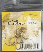 Одинарные крючки Cobra BEAK сер.1091BZ разм.004