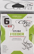 Одинарные крючки Cobra Feeder Master сер.CF202 разм.006