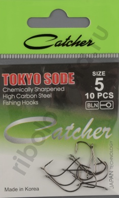 Одинарные крючки Catcher Tokyo Sode № 5
