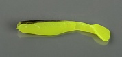 Силиконовая приманка Manns Flipper-70 лимонный с черной спиной (20 шт/уп) 70-39