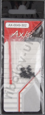 Латунные глаза-гантельки AXIS BRS EYES (10 шт) 4,5mm BLACK