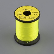 Монтажная нить Uni Neon супер-яркая 1/0 2x Chartreuse 50y