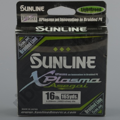 Шнур плетёный Sunline X-Plasma 150m Light Green #1.5 16lb