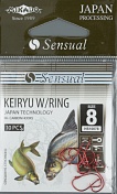 Крючки Mikado - Sensual - Keiryu w/ring №8 R (с ушком) 