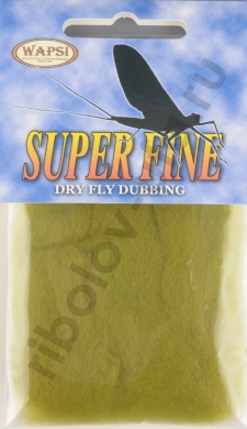 Даббинг Wapsi для сухих мушек Superfine Dubbing Olive 