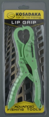 Захват (липгрип) челюстной Kosadaka пластик, плавающий, длина 21 см, зеленый