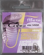 Одинарные крючки Cobra VIKING сер.115 разм.014