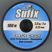 Леска Sufix Cast'n Catch x10 Clear 100 м 0,35 мм