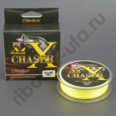 Шнур плетёный Caiman Chaser желтый 135м  0,18мм 51008/175075