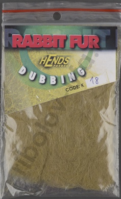 Даббинг Hends Rabbit Fur Dubbing Olive Grey Hnd K-18