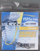 Одинарные крючки Cobra CRYSTAL сер.1121 разм.012