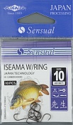 Крючки Mikado - Sensual - Iseama w/ring № 10 BN (с ушком) 