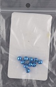 Вольфрамовые головки Fly-Fishing с вырезом граненые 3.0mm (10шт) METALLIC BLUE