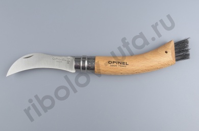 Нож Opinel 8 нержавеющая сталь, бук, грибник