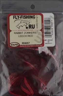 Полоски меха Wapsi Rabbin Zonkers LEECH RED