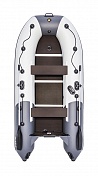 Лодка Ривьера Компакт 3200 СК комби светло-серый/графит