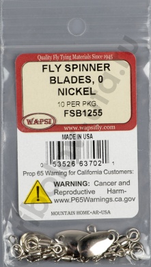 Микроблесна Wapsi Fly Spinner Blades 0 (10 шт) Nickel