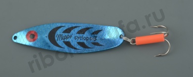Блесна Mepps Syclops № 3, platium синий (26 гр)