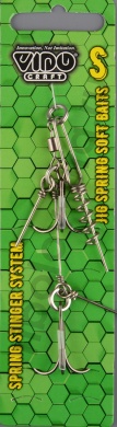 Оснастка стингер Vido со спиралью Jig Spring Soft Baits, размер S