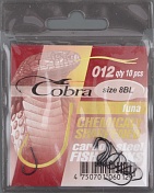 Одинарные крючки Cobra FUNA сер.012 разм.008