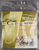 Одинарные крючки Cobra MIX сер.7515 разм.010