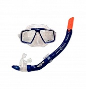 Комплект Aqua Lung маска Козюмель Про+трубка Аирент Про,силикон, цв.синий